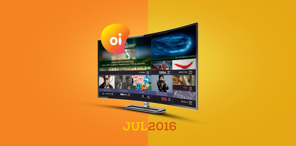 Programação da Oi TV em Julho