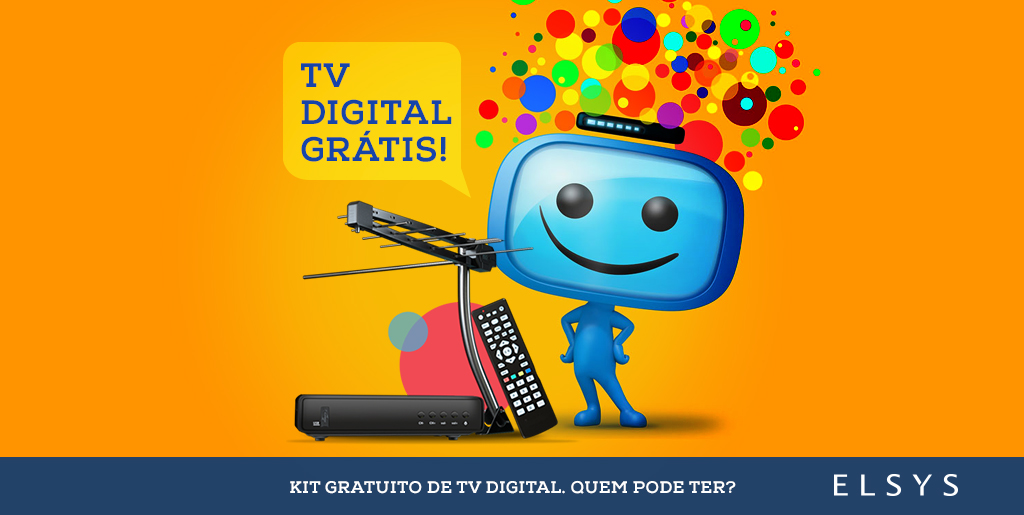 Kit gratuito de TV digital
